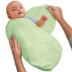 Пеленка на липучках SwaddleMe зеленая хлопок
